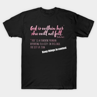 Christian Quote Watercolor T-Shirt